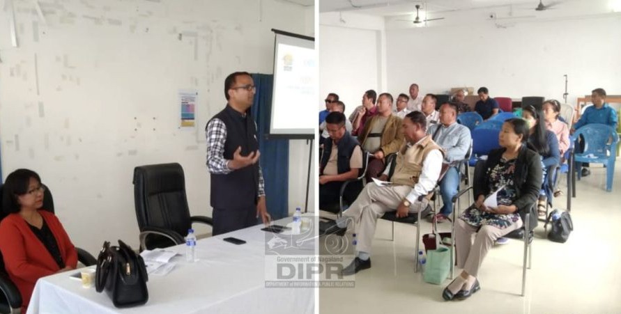 A discussion meeting was held at DC's Conference Hall, Phek on Nipun Bharat Mission on April 28. (DIPR Photo)